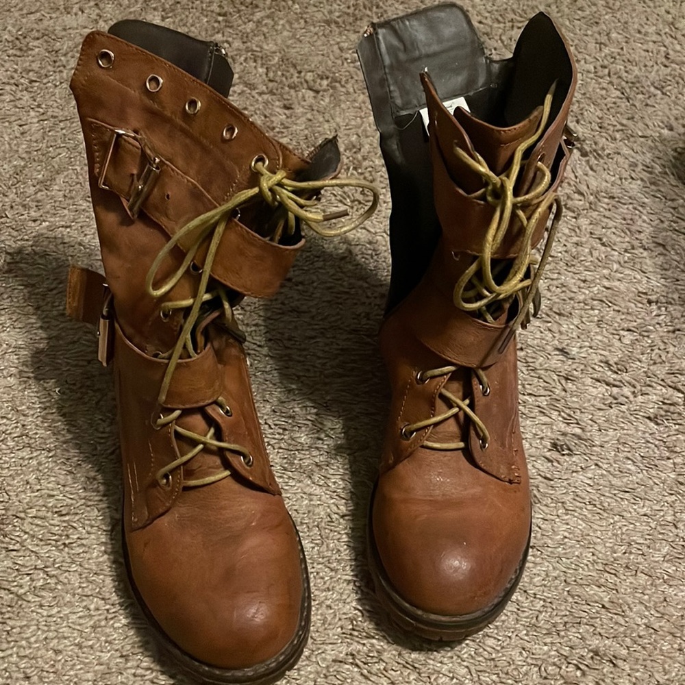 Brown boots